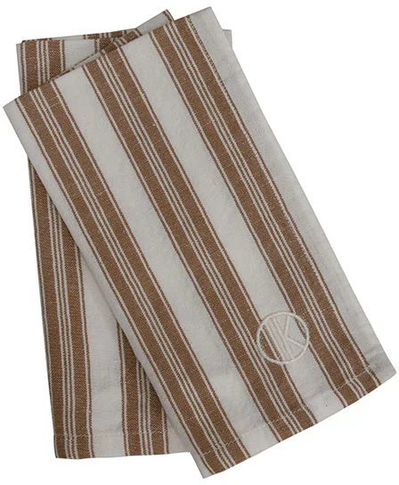 Pakke 3 Tone Kroken La Belle duk/serviet 140x250/2pk 45x45 Beige 