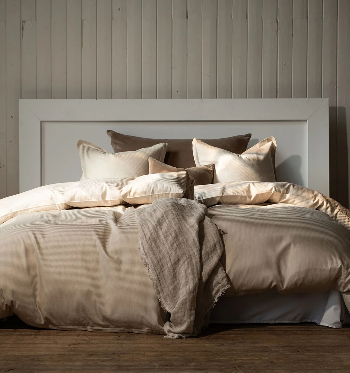 Turiform Turistripa sengesett 140x220/50x70 Beige 