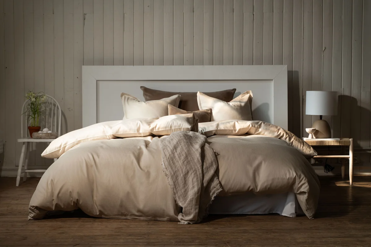 Turiform Turistripa sengesett 140x220/50x70 Beige 