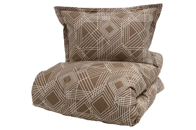 Turiform Lewis sengesett 140x220/50x70 Brun 