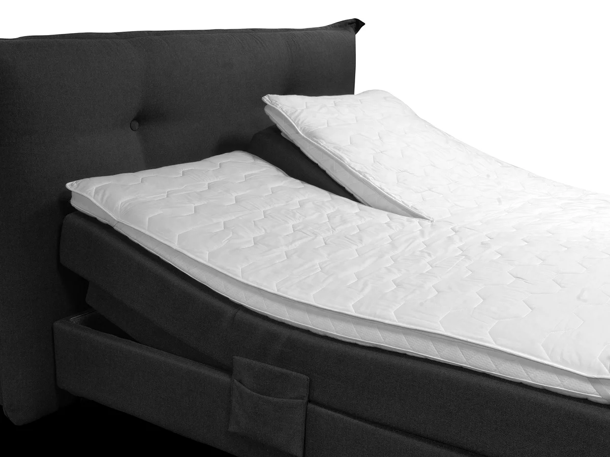 Turiform madrassbeskytter 90cm splitt 210x210 Hvit 
