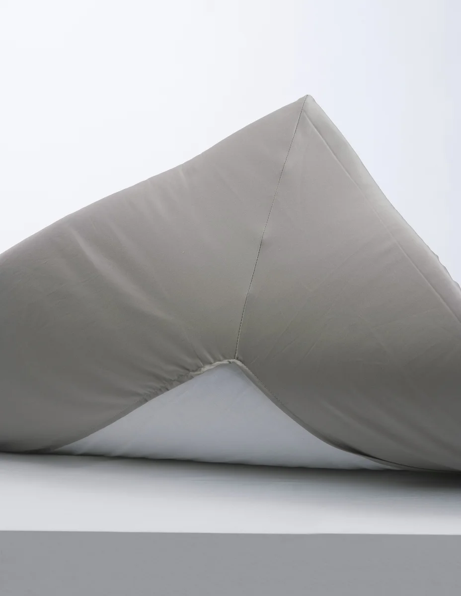 Turiform konvoluttlaken percale 210x210 Grå 
