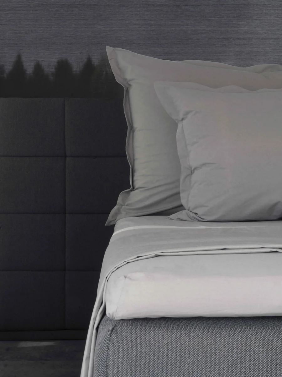 Turiform glatt laken percale 160x260 Grå 